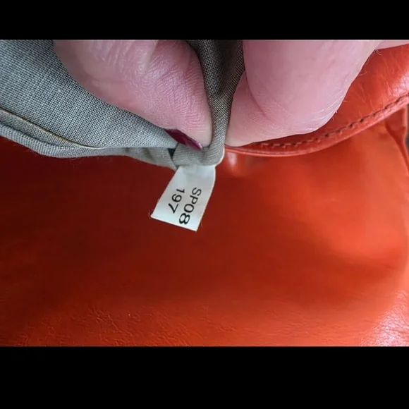 Marc Jacobs Leather Crossbody Bag In Apricot Orange - Picture 9 of 9